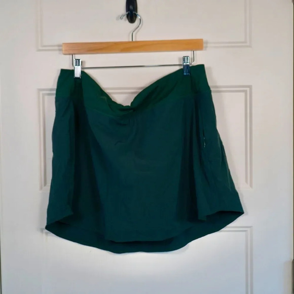 KNIX Athletic‎ Skort Womens XL Pull On Gym Hunter Green Tennis Pickleball - Picture 1 of 6